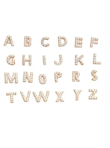 Initial Earring 1pc | Gold